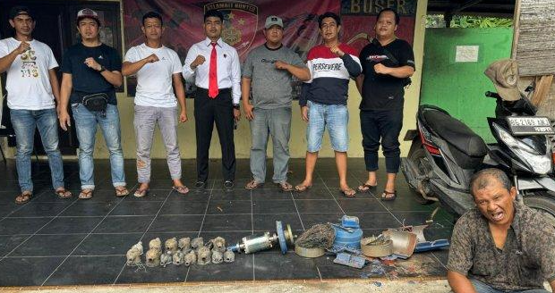 Botak Terkapar Ditembak Polisi, Pencuri Meteran PDAM Bangka Ini Mencoba Kabur saat Ditangkap Polisi